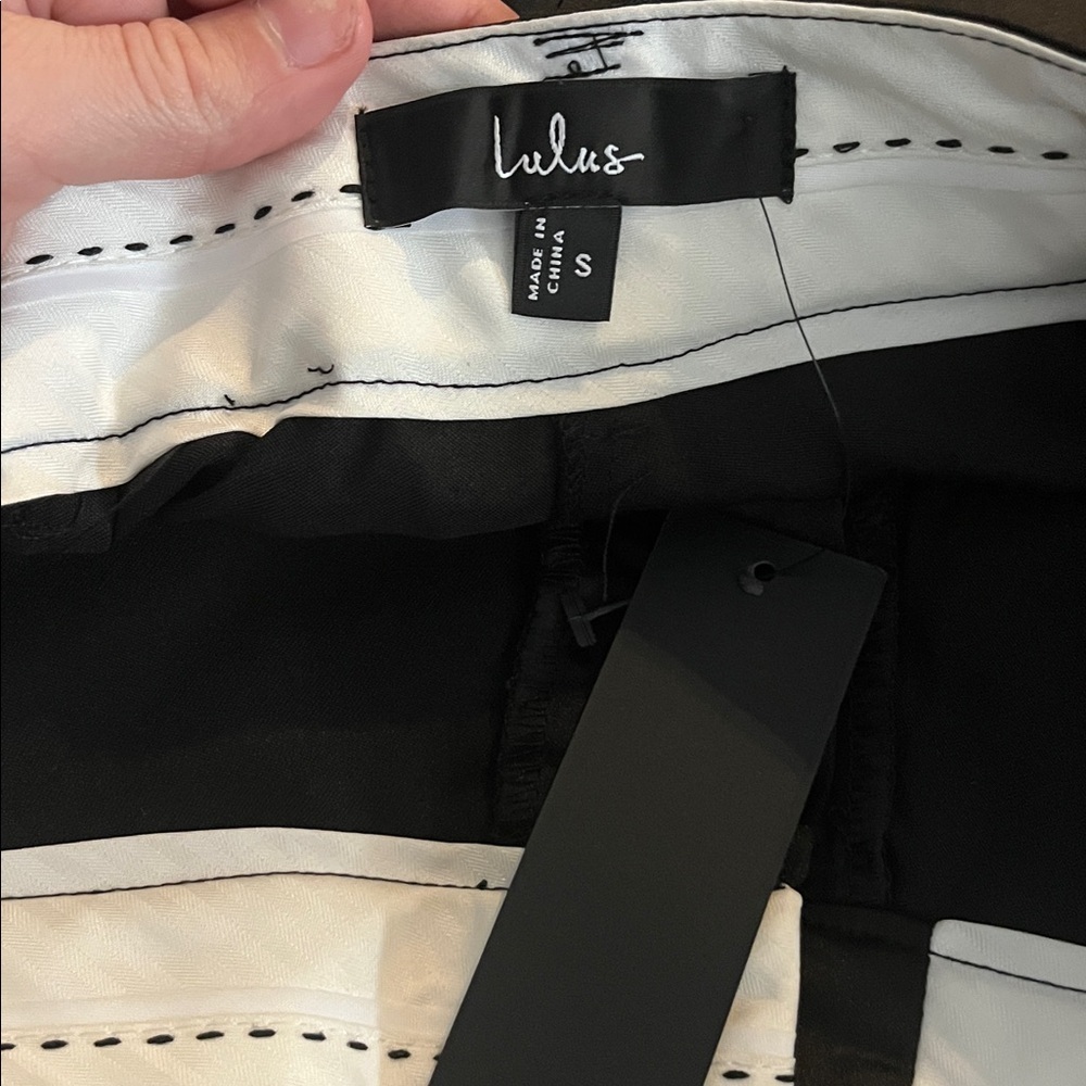 Lulus Flawless Behavior Black High-Rise Straight Leg Pants - Picture 9 of 9